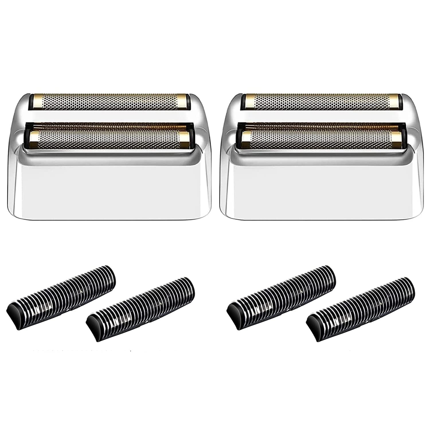 Testina di ricambio per pellicola da barba compatibile con rasoi a doppia griglia BaByliss, pellicola di ricambio compatibile con rasoi BaBylissPRO FXFS2