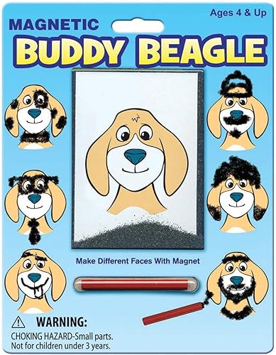 Magnetic Personalities 7 pulgadas x 8.75 in-Buddy Beagle tela