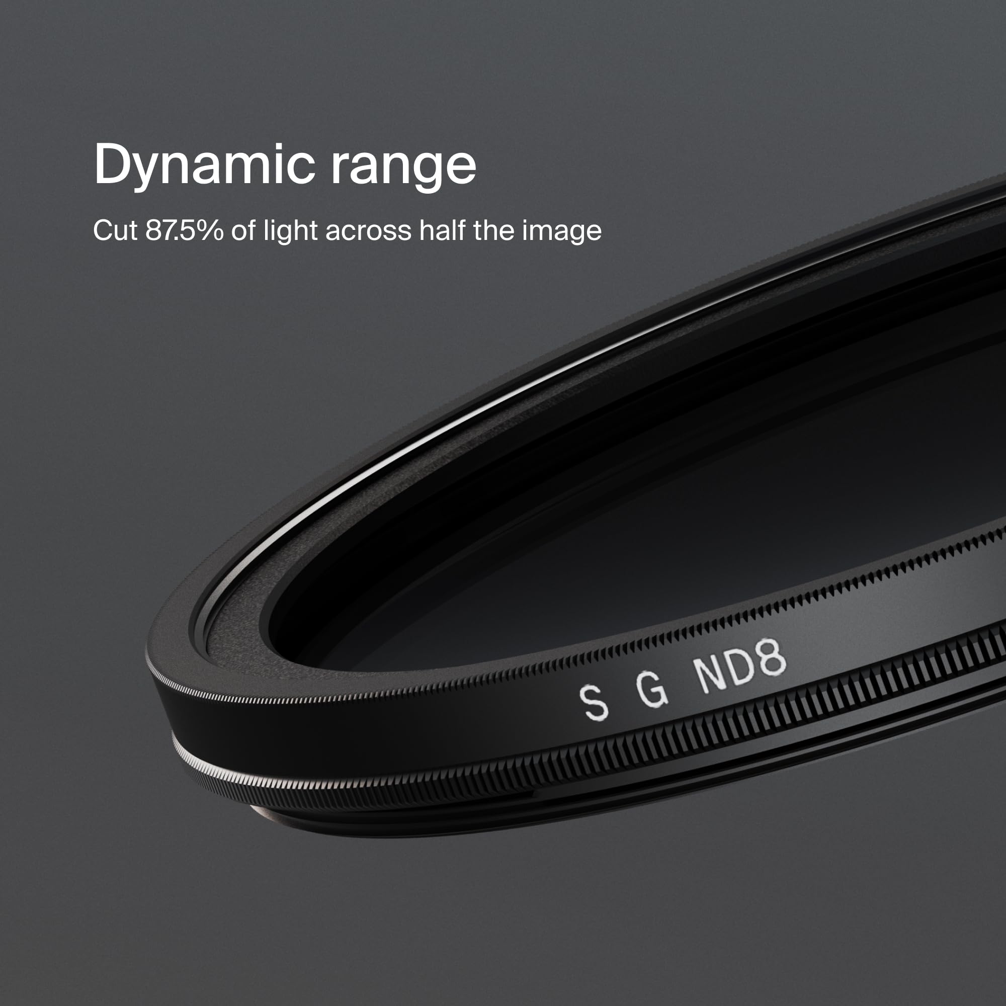 Urth 43 mm Grauverlaufsfilter Soft ND8 GND Filter (Plus+)