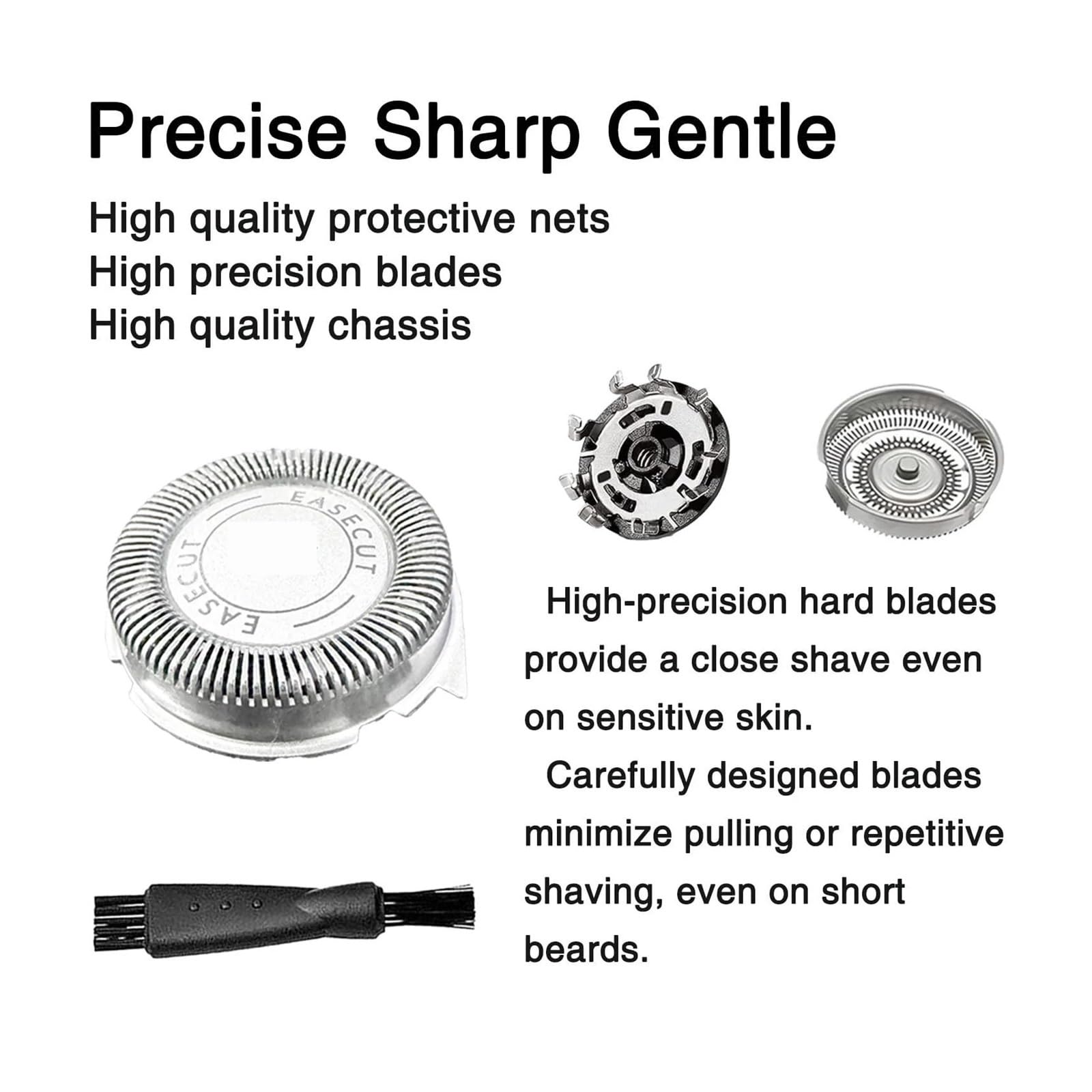SH50 Ersatzscherköpfe, Kompatibel for Philips, Kompatibel for Norelco, Serie 5000, SH50 Ersatzklingen, Elektrische Rasur(SH50-9pcs)