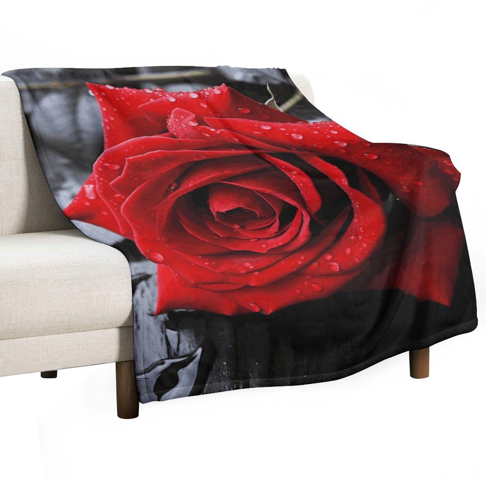 Couverture en flanelle douce pour des soirées cocooning au canapé
