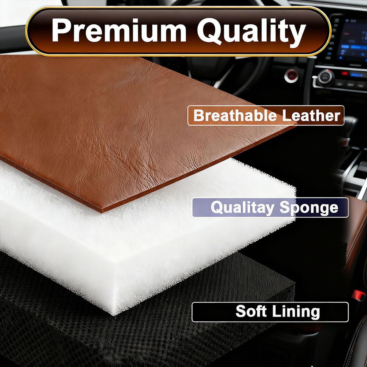 BeadChica 2 Pack RV Seat Covers for Captains Chairs,Leather Motorhome Seat Covers, for Class-A RV Seat with Arm Rest Covers