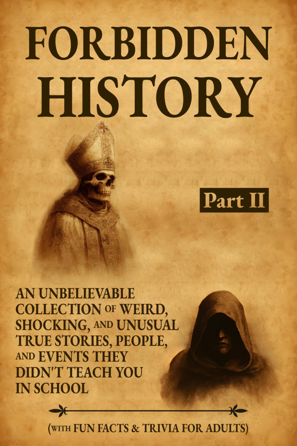 Forbidden History: An Unbelievable Collection of Weird, Shocking, and Unusual True Stories, People, and Events They Didn't Teach You in School: Part II. With Fun Facts & Trivia for Adults