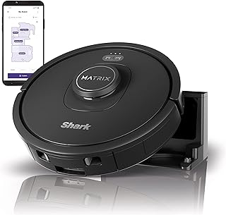 Shark Matrix Robot Vacuum with Self-Cleaning Brushroll for Pet Hair, No Spots Missed on Carpets and Hard Floors, Precision...