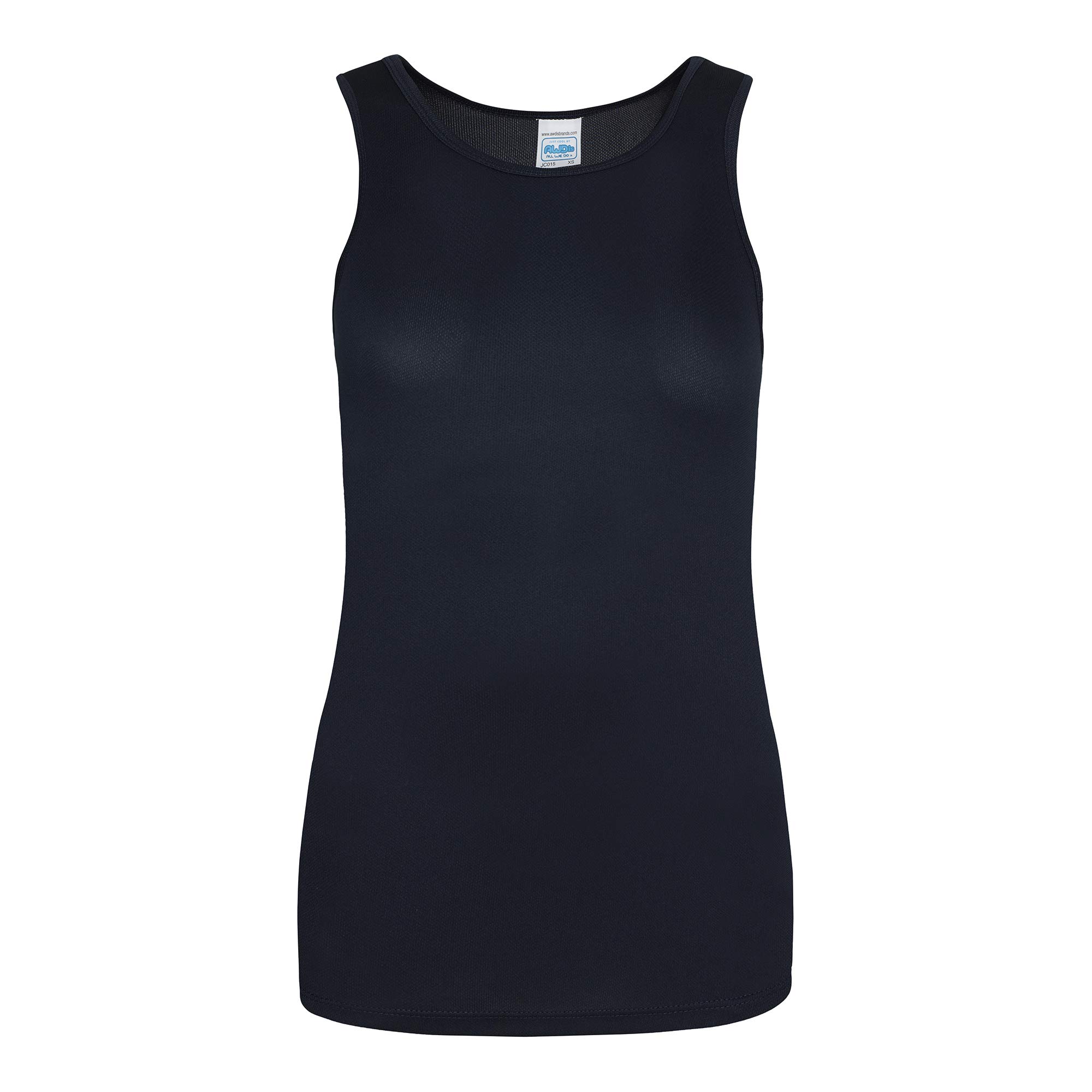 Just Cool Girlie Fit Sports Ladies Vest / Tank Top (M) (French Navy)