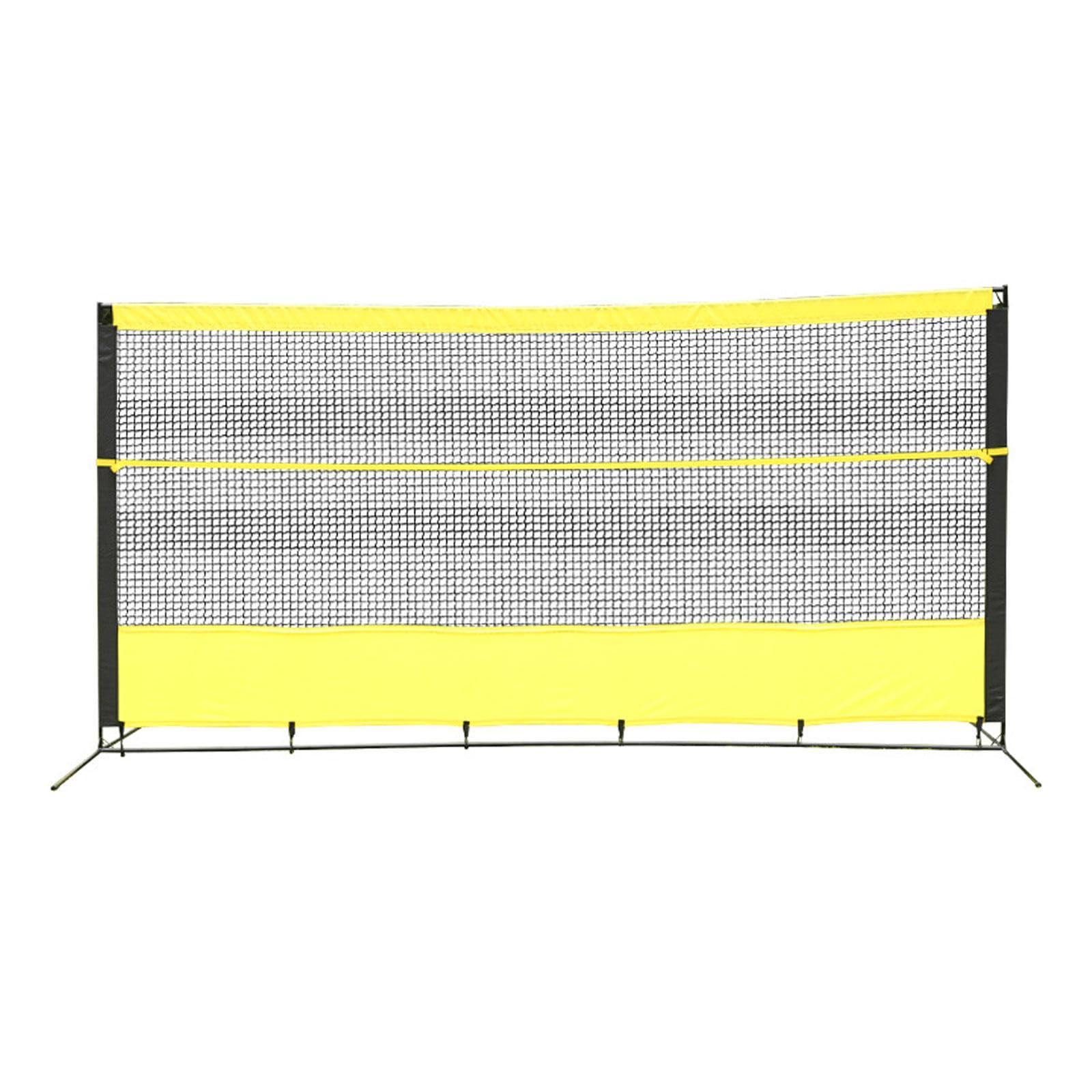YIJU Tennis Rebound Net Single Practice Equipment Trainer Barrier Netting Backstop Net for Garden Outside Play Court Playground, 3.6mx1.8m