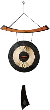 Woodstock Wind Chimes for Outside, Garden, Patio, Porch and Outdoor Decor, Wind Gong Style Wind Chimes 30" Healing Gong Gifts HG