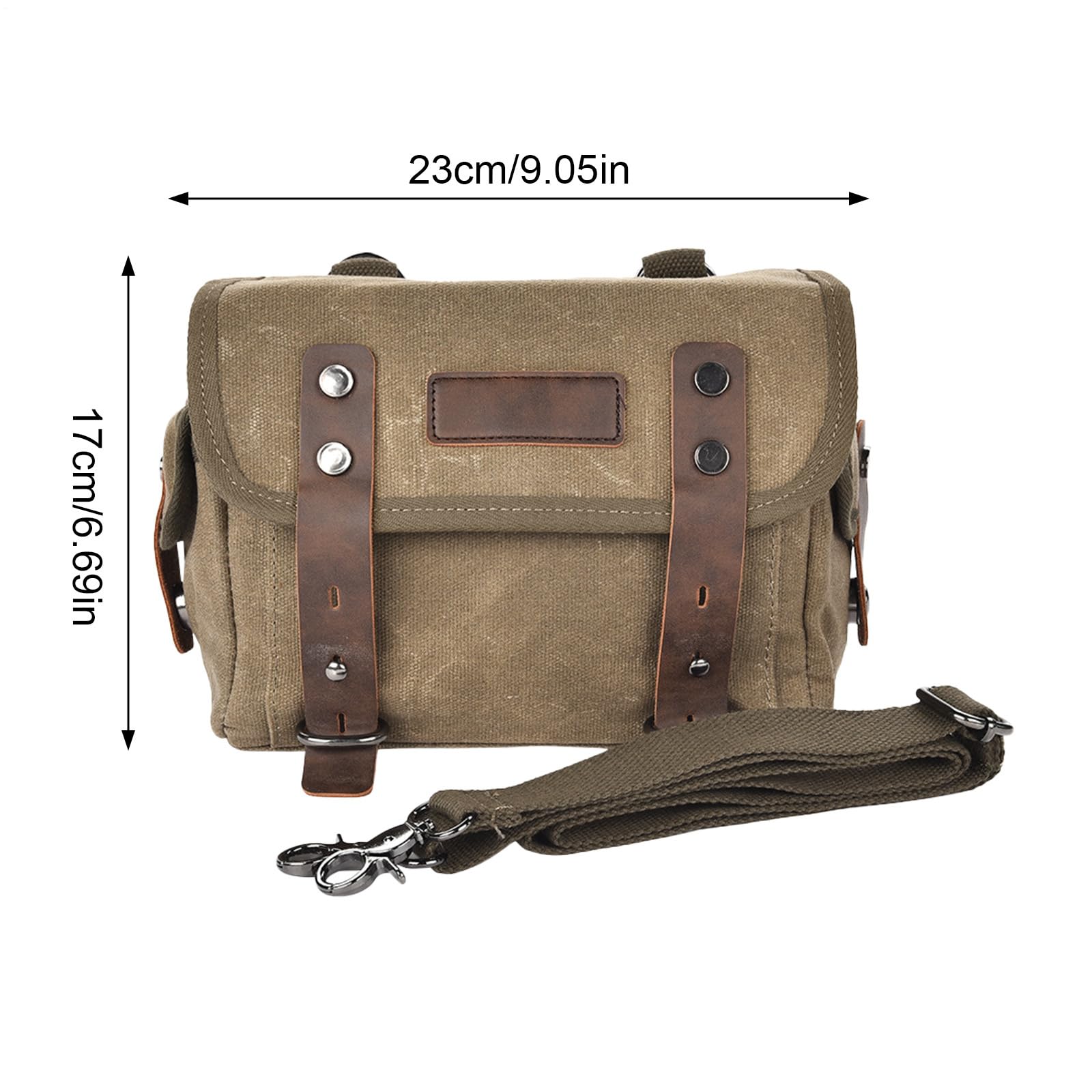 Motorradtasche - Vintage Canvas Seitentaschen, wasserdichte Doppelsatteltaschen, Hinterrad-Geschwindigkeitspaket für Reiter, aufrollbare Hecktasche | Allwetter-Reisetasche für Motorradreisen, Traje