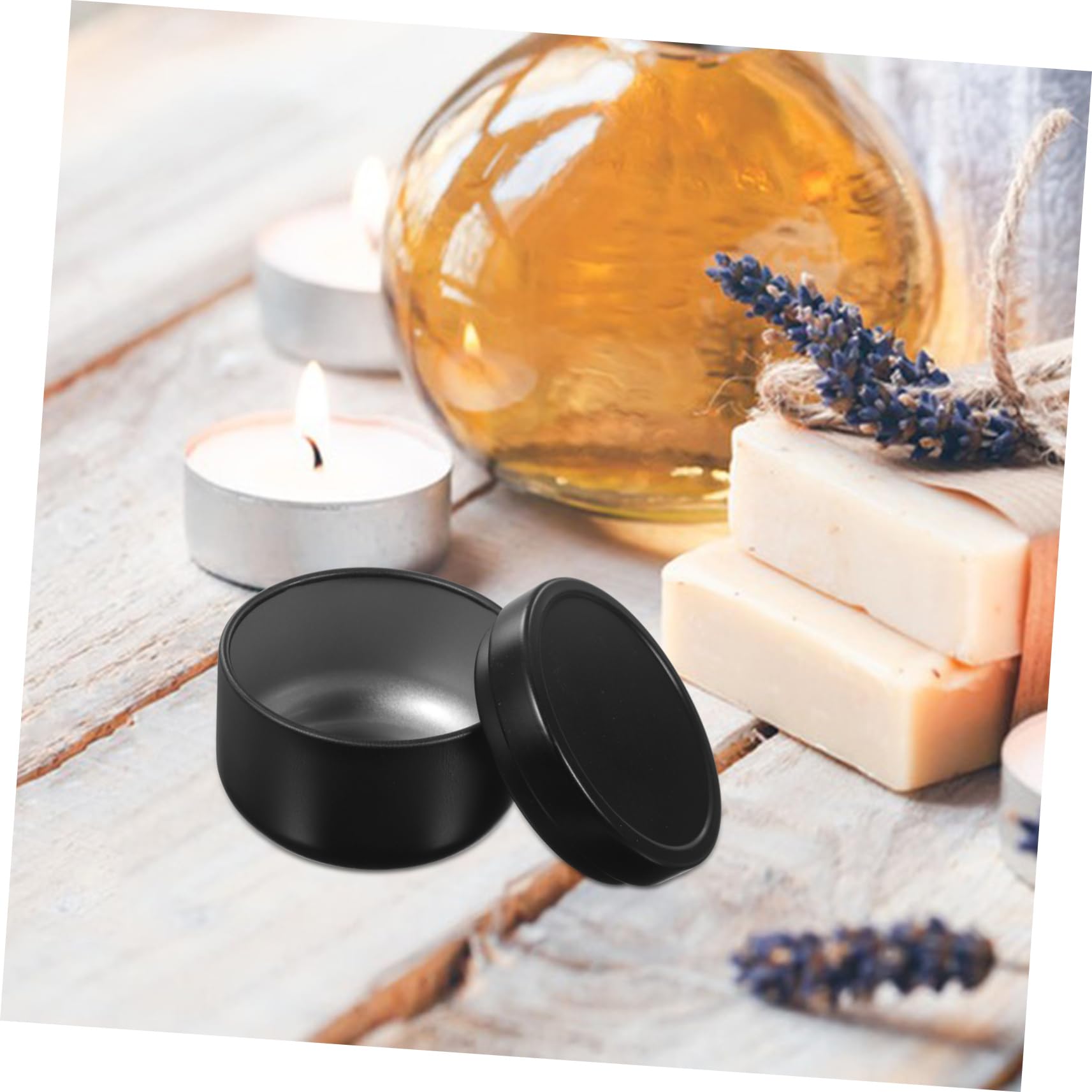 ERINGOGO 12pcs DIY Candle Tinplate Cans Storage Jars for Candle Making Jewelry Beads Cookies Sweets Coins