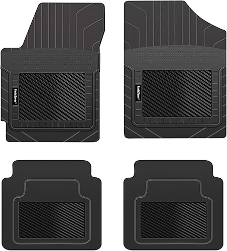 PantsSaver Alfombrillas de suelo de ajuste personalizado para Chevrolet Aveo 2019, protección total resistente, color negro