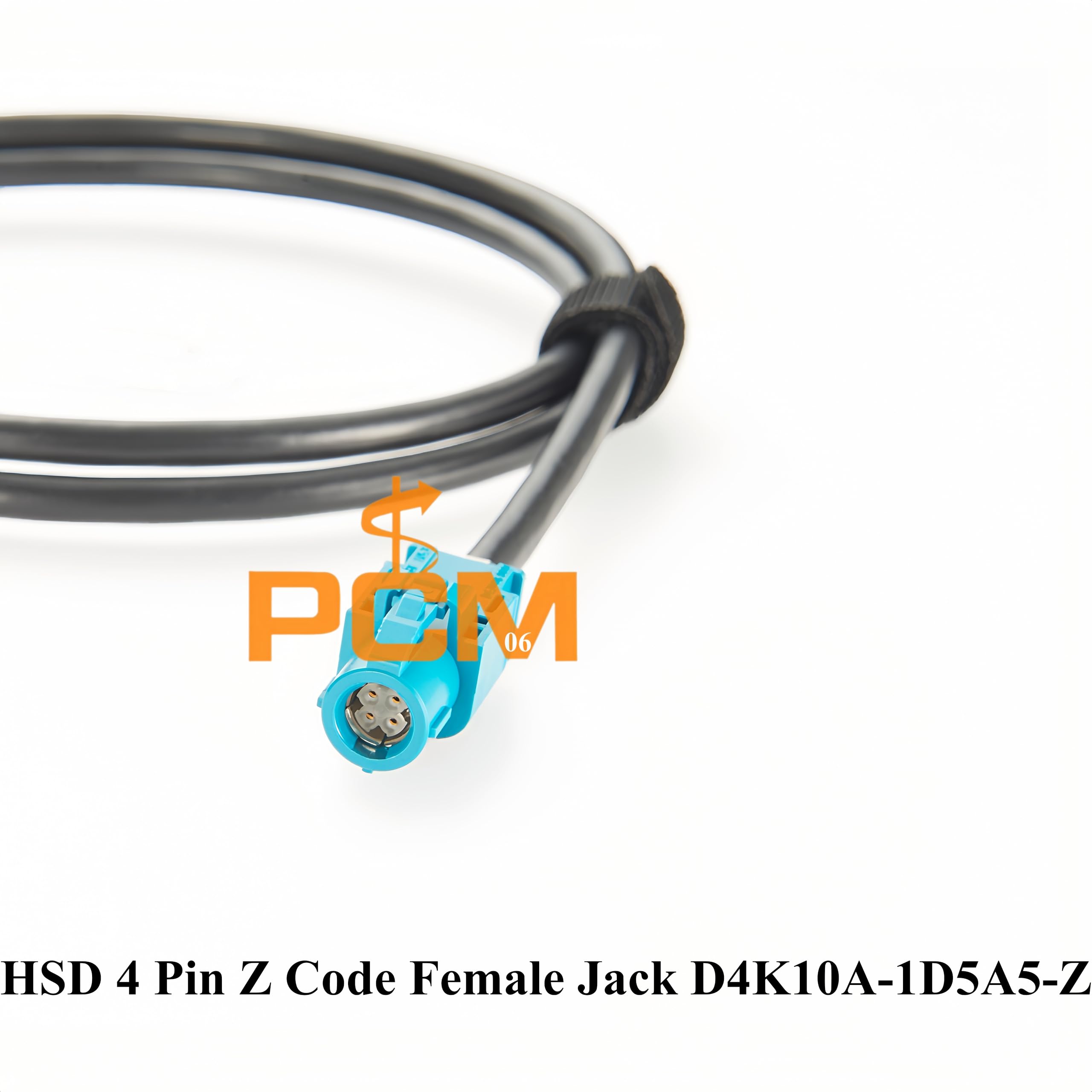 Original Rosenberger HSD D4S10A-1D5A5-Z auf D4K10A-1D5A5-Z FPD Link 2/3 LVDS Kabel HSD 4Pin Z Code Stecker auf Buchse Verlängerungskabel (2m)