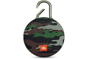 EcoBoom Clip 3 Camo: Portable & Rugged Bluetooth Speaker with Up to...