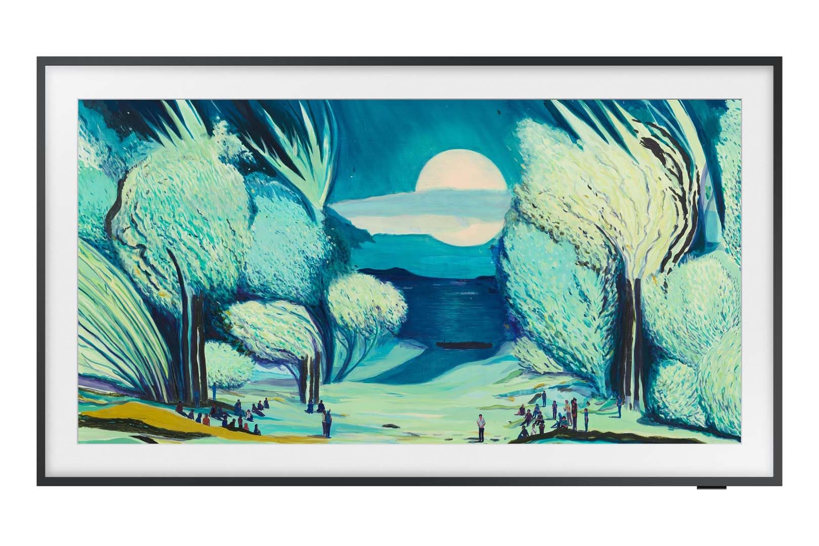 Samsung TV 43 Pouces The Frame LS03F 4K Smart TV, Galerie d'art avec Display Mate, Cadres Interchangeables, 100% Volume de Couleur avec Quantum Dot et Câble Quasi Invisible avec One Connect