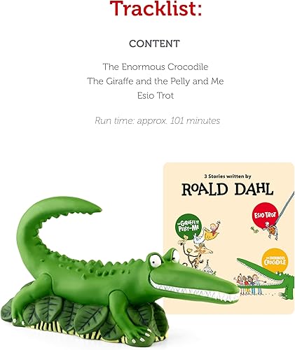 Miniatura 4 de Tonies Figura de juguete de audio de cocodrilo enorme y más historias de Roald Dahl