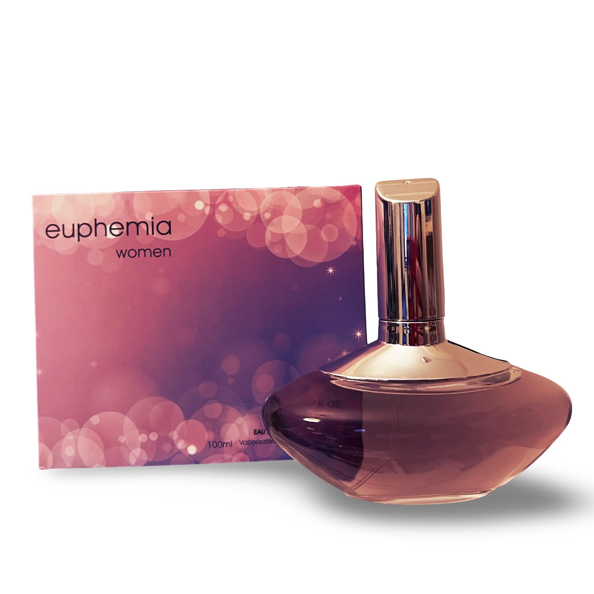Secret Plus Euphemia Womens Eau de Parfum Natural Spray with Pomegranate Black Orchid Amber Mahogany Wood Notes 3