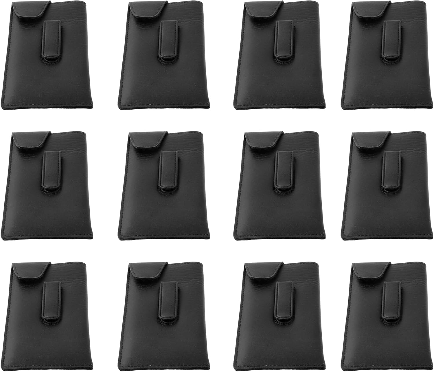 Calabria Durango Eye Glasses Case Soft PU Leather Eyeglass Case with Clip Sunglasses Case for Men & Women Slim Travel Pouch