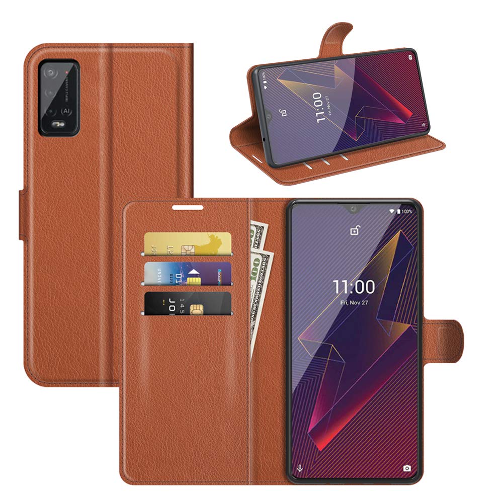 Étui Portefeuille Pour WIKO POWER U10/U20/U30 - Coque Livre Avec Support, Noir