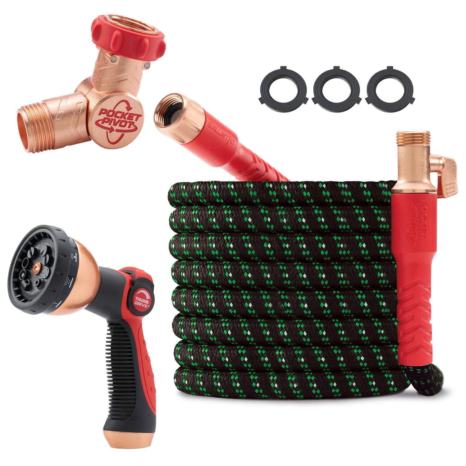 Pocket Hose Ballistic Double UV Edition 75 ft