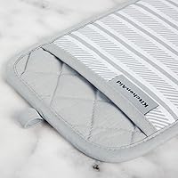 Vista 3 de KitchenAid Albany - Juego de 2 soportes para ollas, color gris mate, 7 x 10 pulgadas