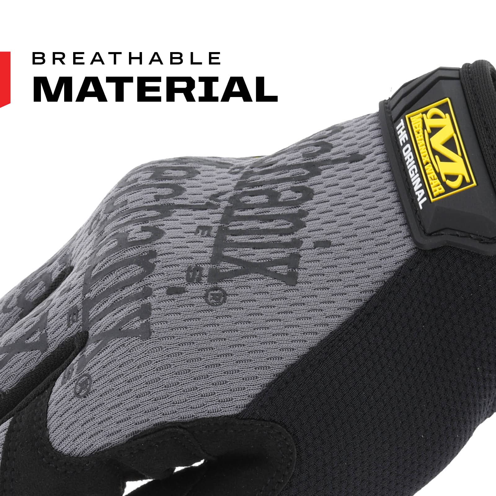 Mechanix Wear - Original Work Gloves (Large, Grey) - Image 3