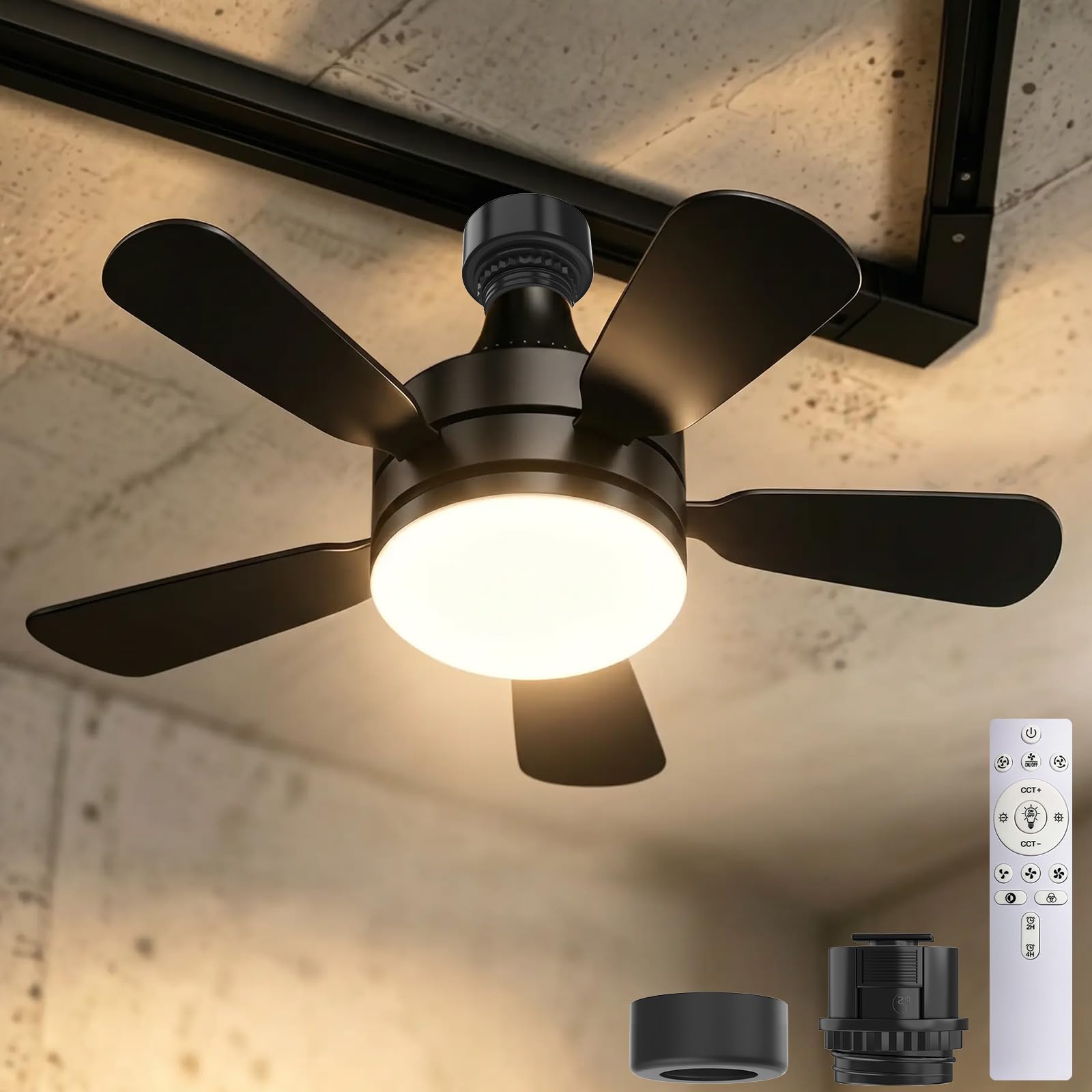 ※【未使用品】ATOPSUN LW017 シーリングファンライト Amazon.co.jp : 【ダクトレール専用】ATOPSUN シーリングファンライト