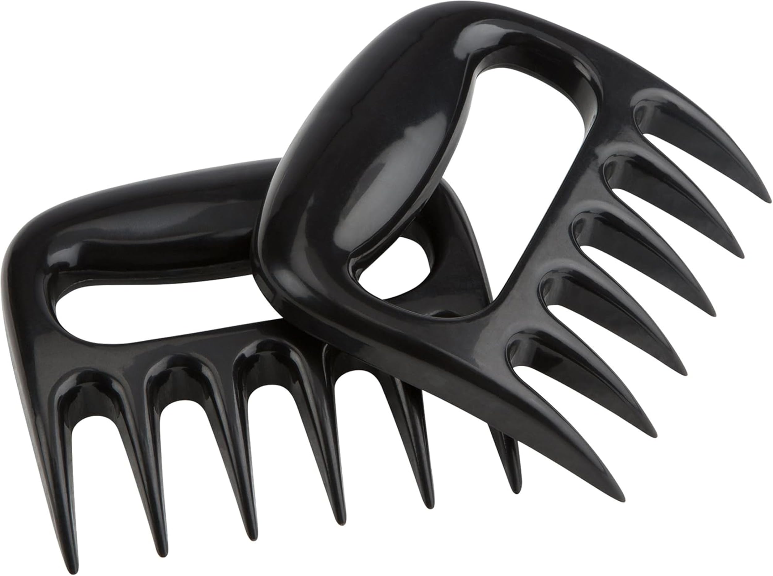 Meat Shredder Claws for BBQ, Pulled Pork and Chicken, Heat-Resistant Bear Claws, 2-Pack, Black