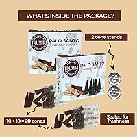 Vista 17 de TRUMIRI Copal Incense Cones - Total 20 Cone Incense - Dual Pack of 10 Insence Cones - Incense Cones Scented - Cone Incense Scents - Insense Cones