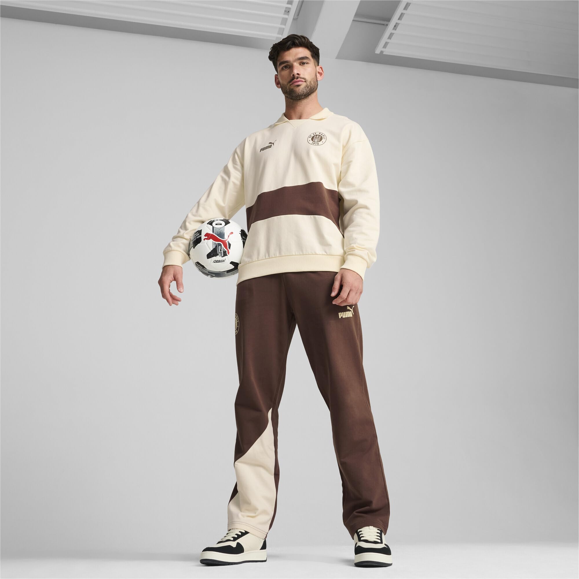 PUMA FC St. Pauli ftblCulture+ Sweatshirt Beige Unisex