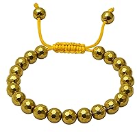 Vista 9 de Amazing Gemstone Yaxaite Bracelet for Women Men's Gifts - Protection Healing Crystal Bracelet - 8mm Gemstone Beaded Adjustable Bracelet Pulseras