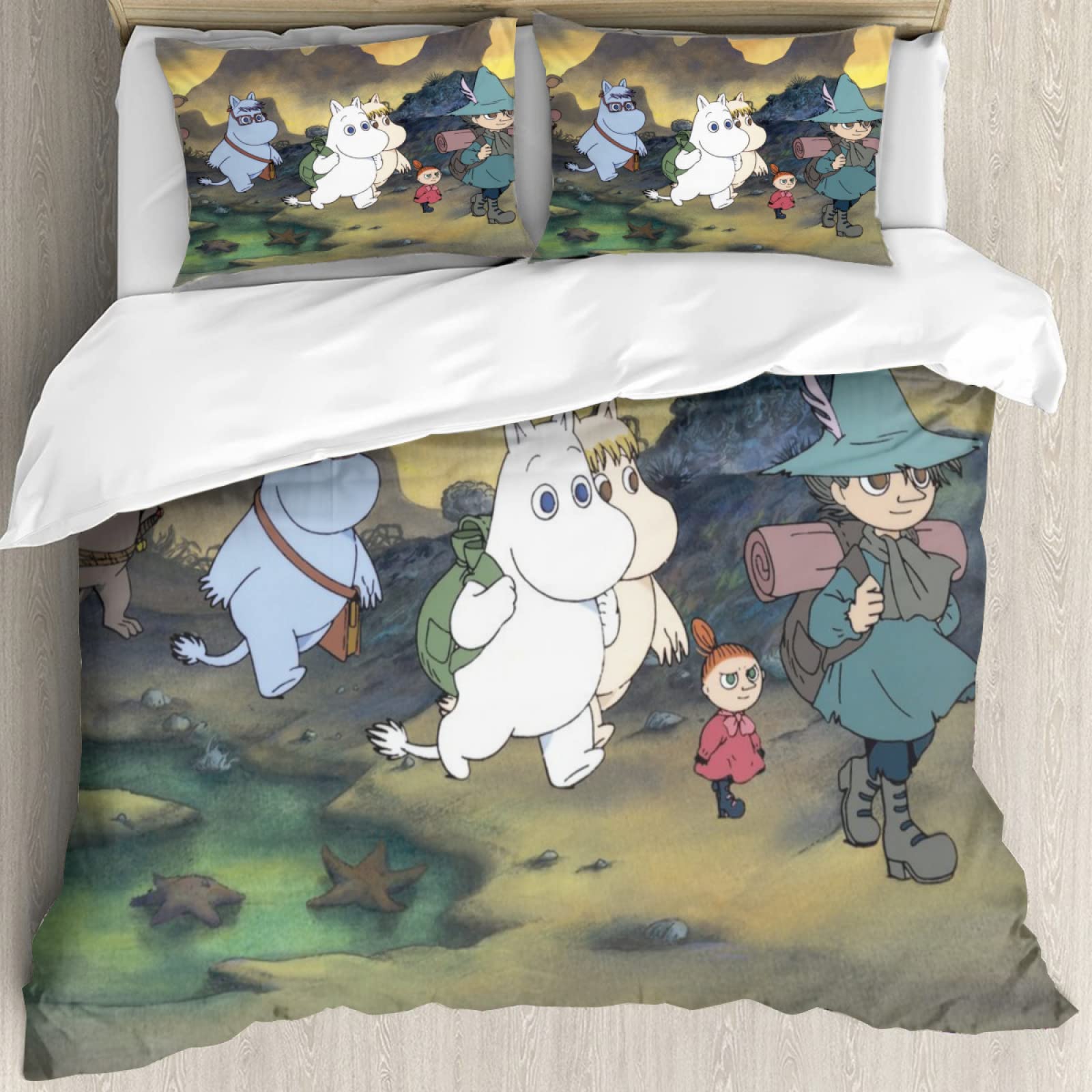ムーミン　ミイ　布団カバー　セット Amazon｜Moomin ムーミン ちびのミイ 布団カバー 3点セット