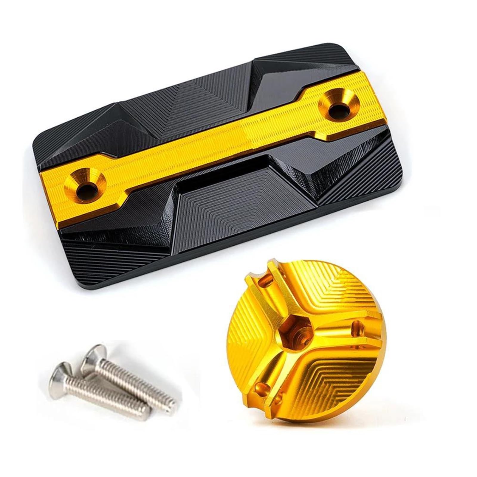 Tappo Di Riempimento Olio Motore Per Moto Coperchio Serbatoio Liquido Freni Anteriore Per SUZUKI GSR750 GSR400 GSR600(2pcs Gold)