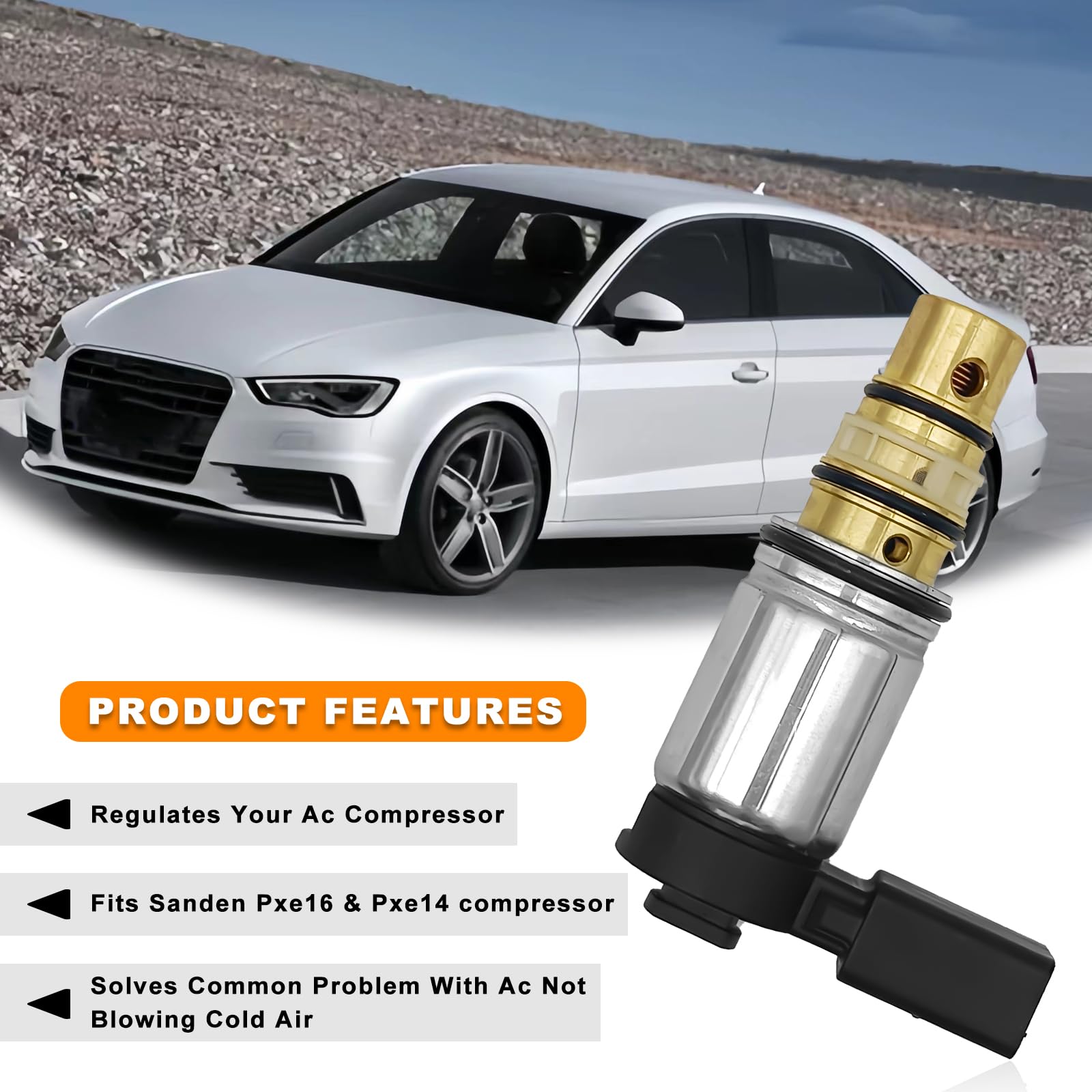 AC Compressor Control Solenoid Valve For SANDEN Ireland