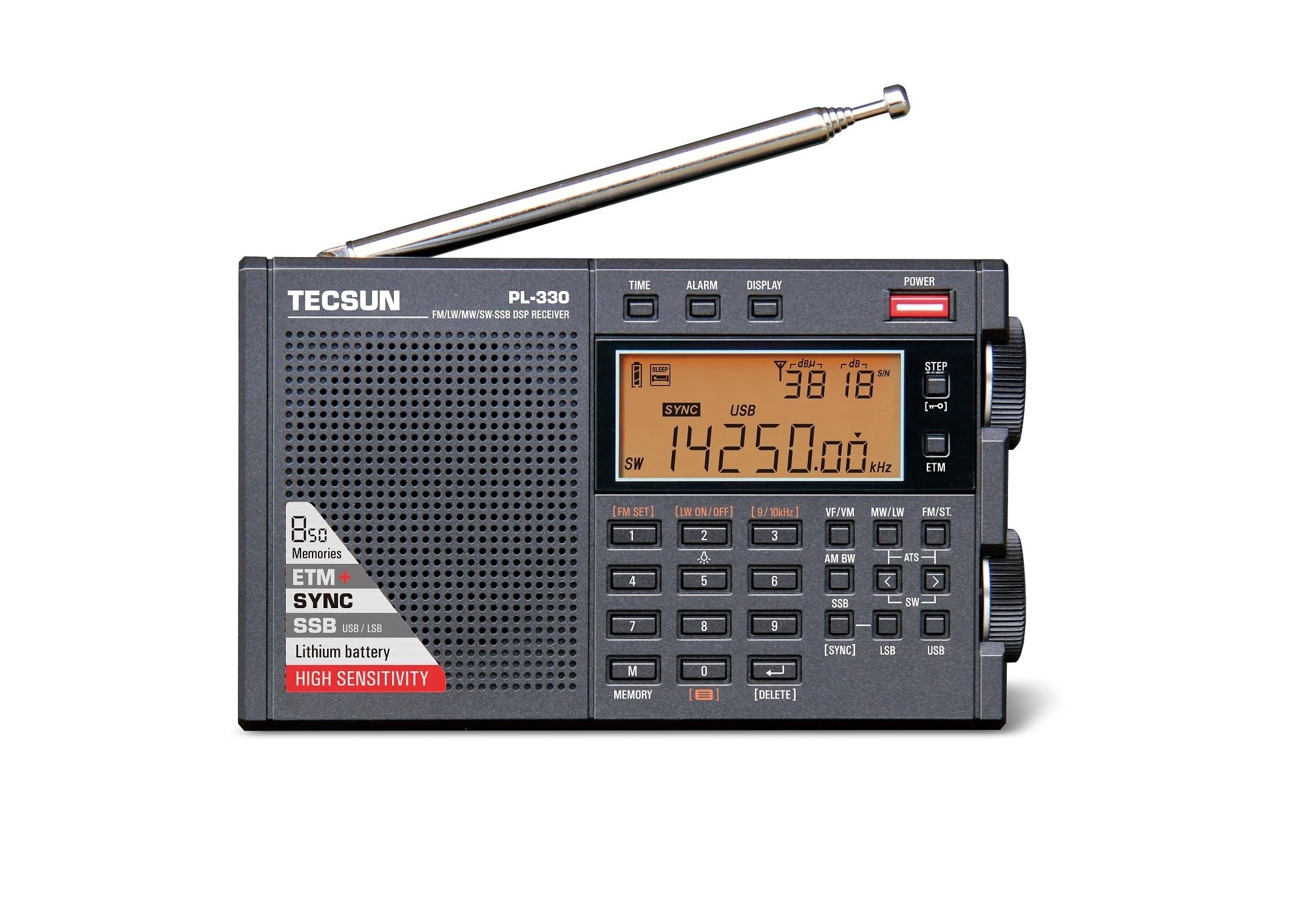 Tecsun PL-330 Receptor de Radio Portátil Multibanda FM/Am/LW/SW