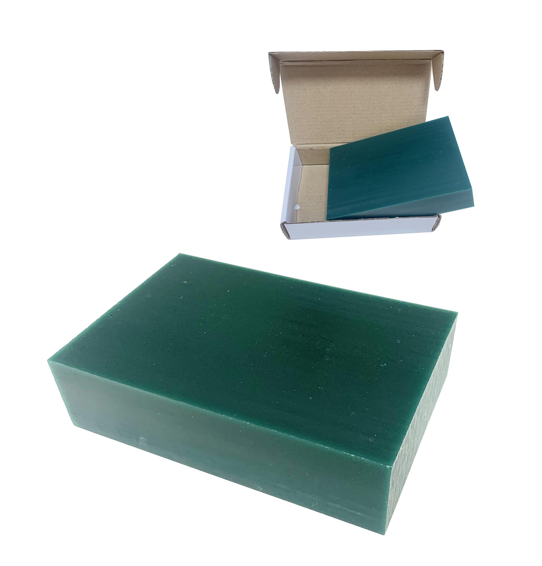 1Pound Green Wax Slice Block for Jewelry Dental Tool Carving Lost Wax Casting Jewelry Molding Tool Mold Sculpting (Wax Block)