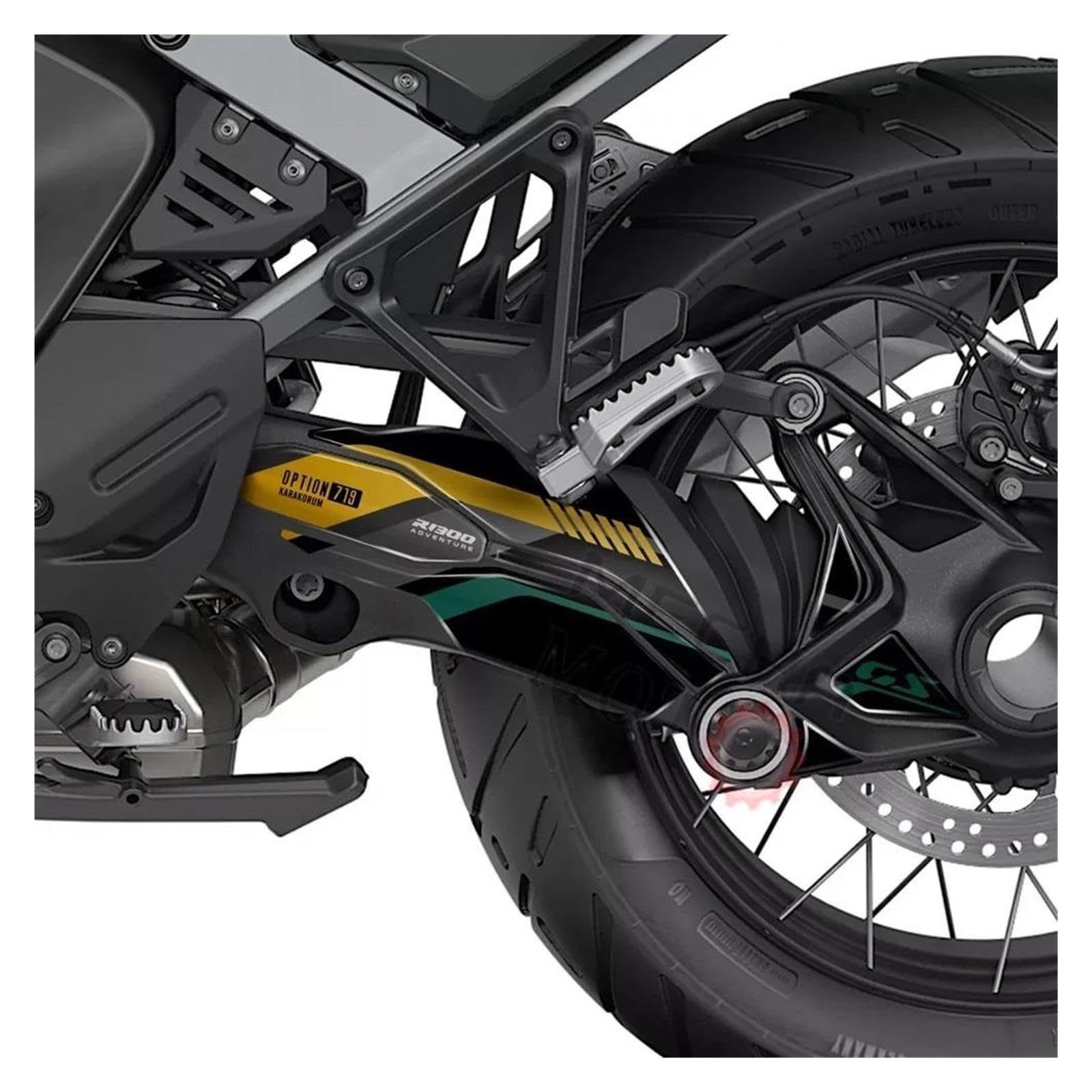 Adesivo Accessori Moto Adesivi Epossidici 3D Kit Di Protezione Forcellone | Per R1300GS Avventura 2024 2025(ROSSO)