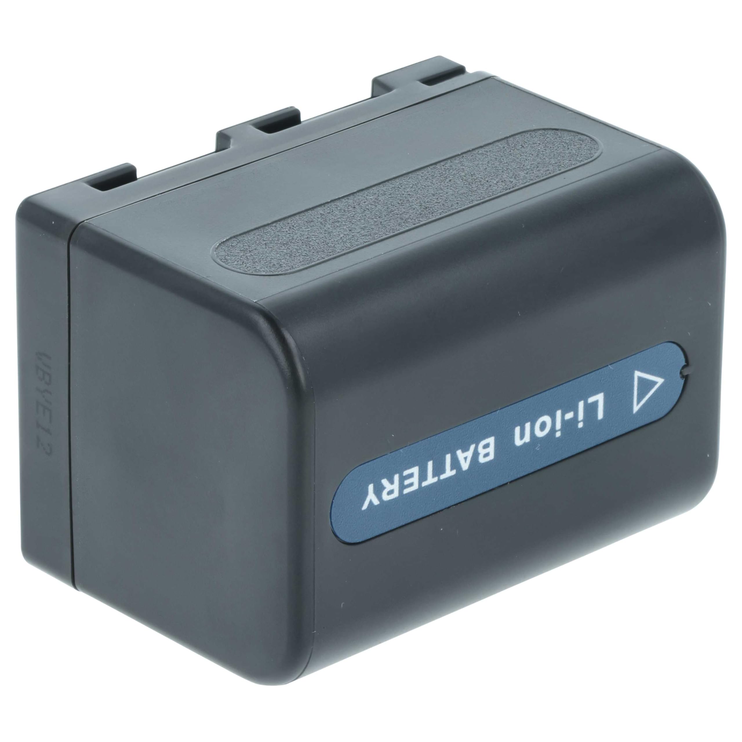 vhbw 3x batteria sostituisce Sony NP-FM30, NP-FM50, NP-FM70, NP-FM90, NP-FM91, NP-QM51 per videocamera camcorder (2000mAh, 7,2V, Li-Ion)