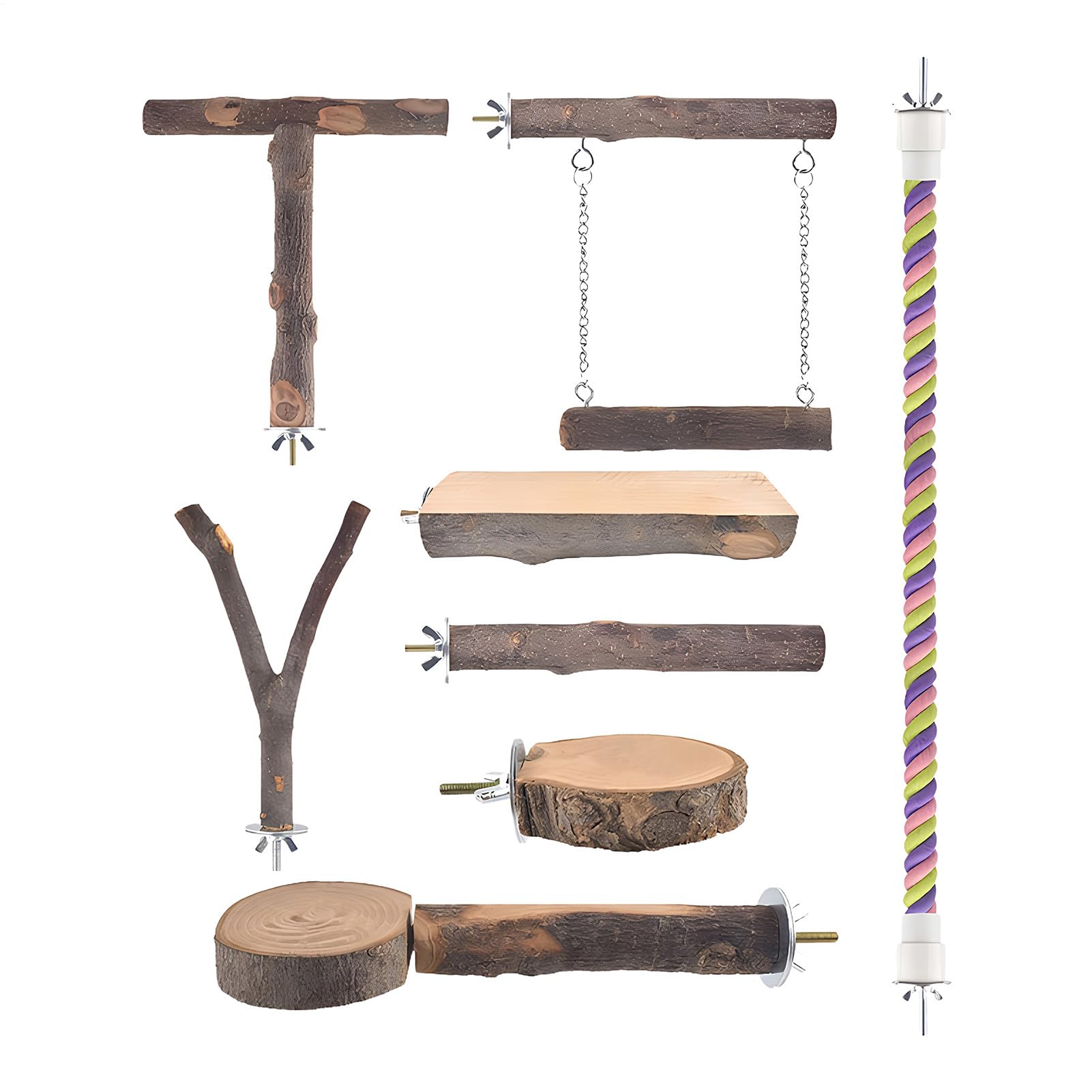 perchoir pour perruche, accessoire de cage