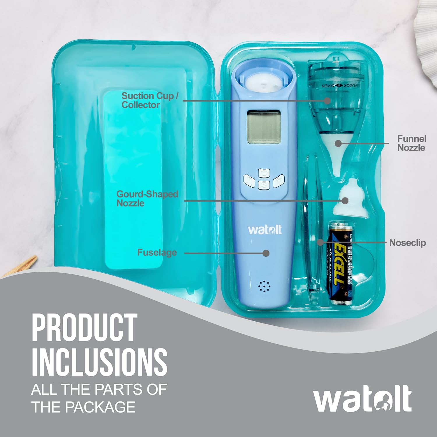 Baby Nasal Aspirator - Electric Nose Suction for Baby - Automatic Booger Sucker for Infants - Battery Powered Snot Mucus Remover for Kids Toddlers