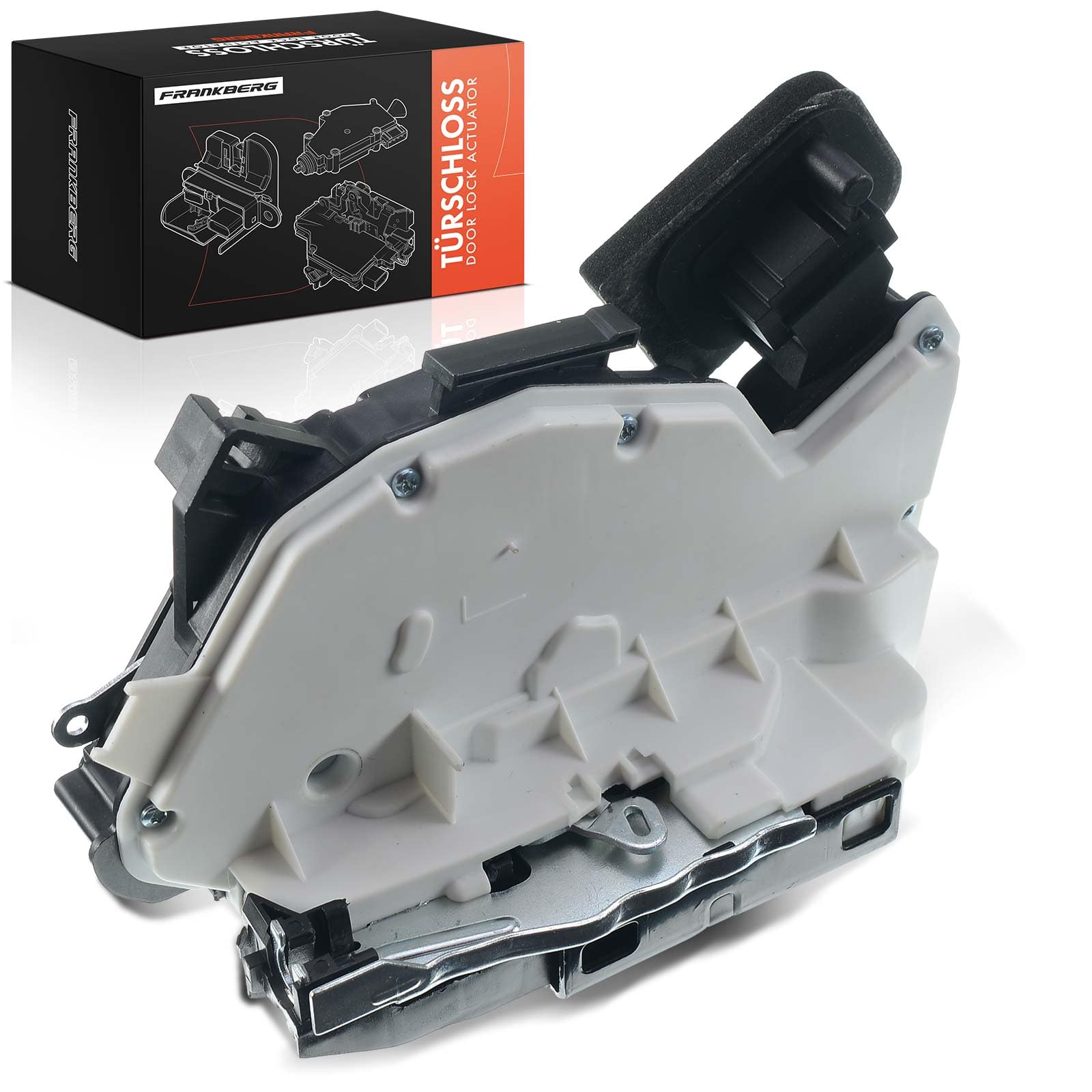 Frankberg Türschloss Stellmotor Hinten Links 5K4839015 | Kompatibel mit Golf VII 5G1 BE1, Polo 6R 6C, A.l.h.a.m.b.r.a 710 711, Golf VI 5K1, Leon ST 5F8, J.e.t.t.a IV 162 163