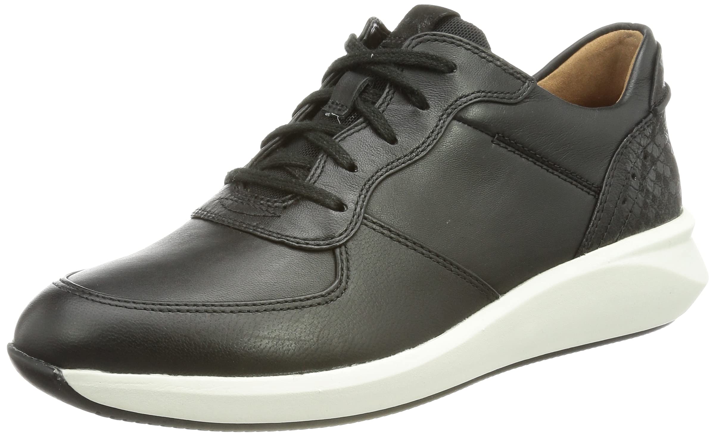 Clarks Un Rio Sprint Leather, Zapatillas Mujer