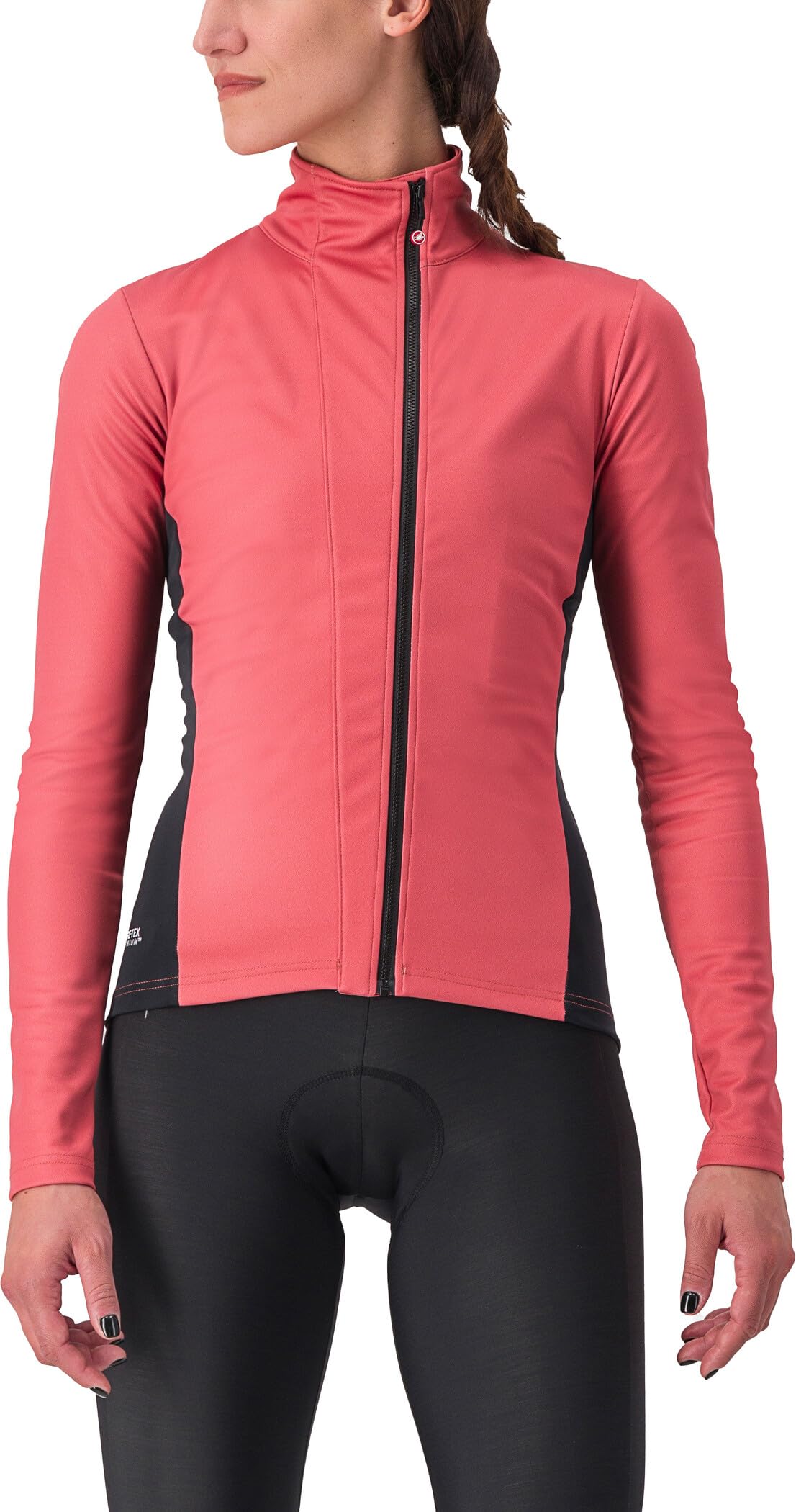 CASTELLI Women's Transition 2 Cycling Jacket (Small, Mineral Red)