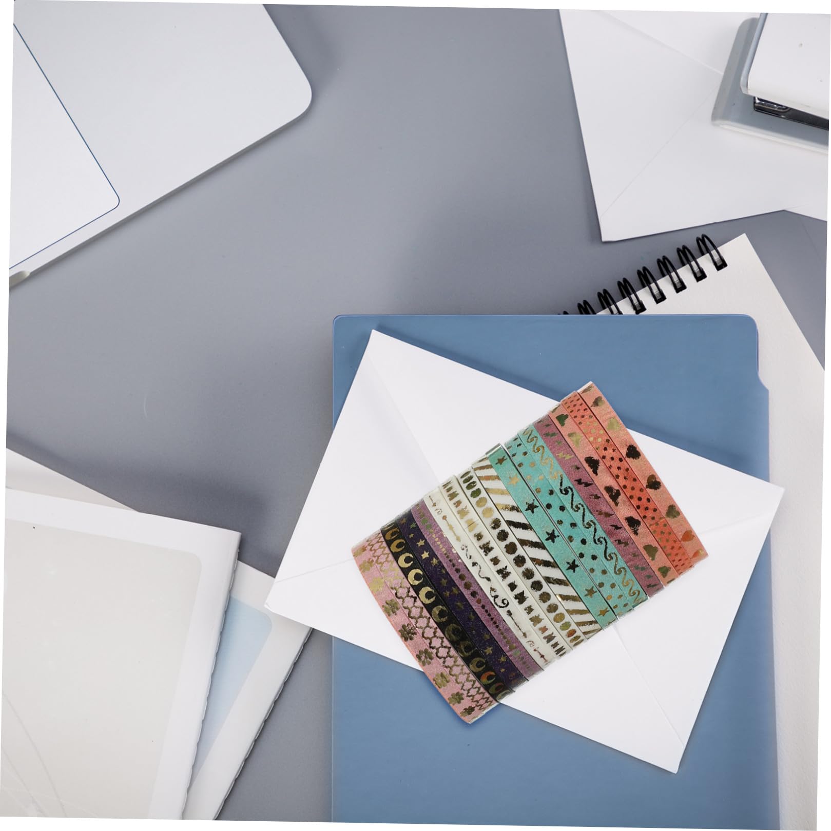 Housoutil 5 Ensembles Ruban Washi Décoratif Ruban Adhésif Multi Pour Scrapbooking Et Artisanat Parfait Pour Journaux Et Décorations 48 Rouleaux*5