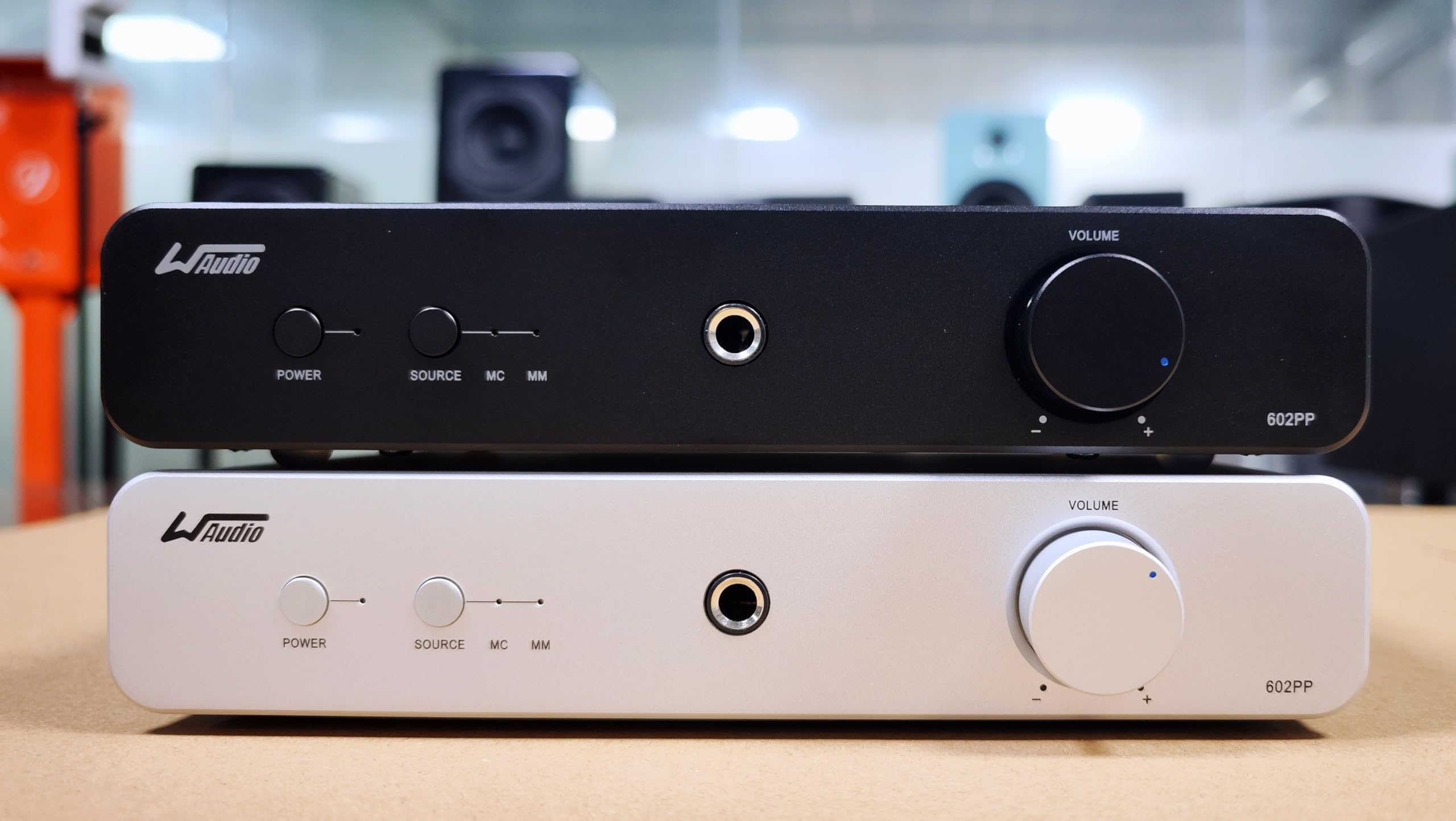 WAudio Preamplificatore Phono MM/MC ad alta fedeltà nero