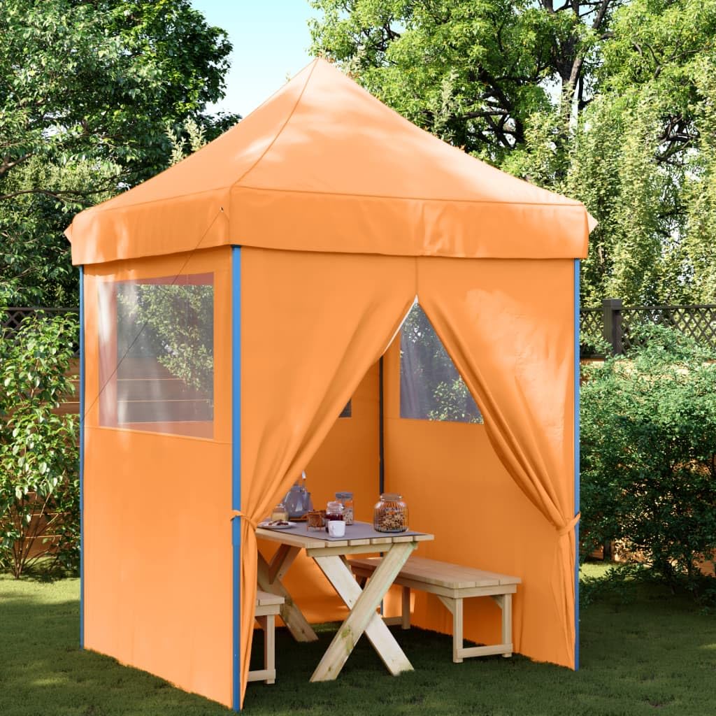 Carpa plegable para fiestas, 2 x 2 m, con 4 paneles laterales