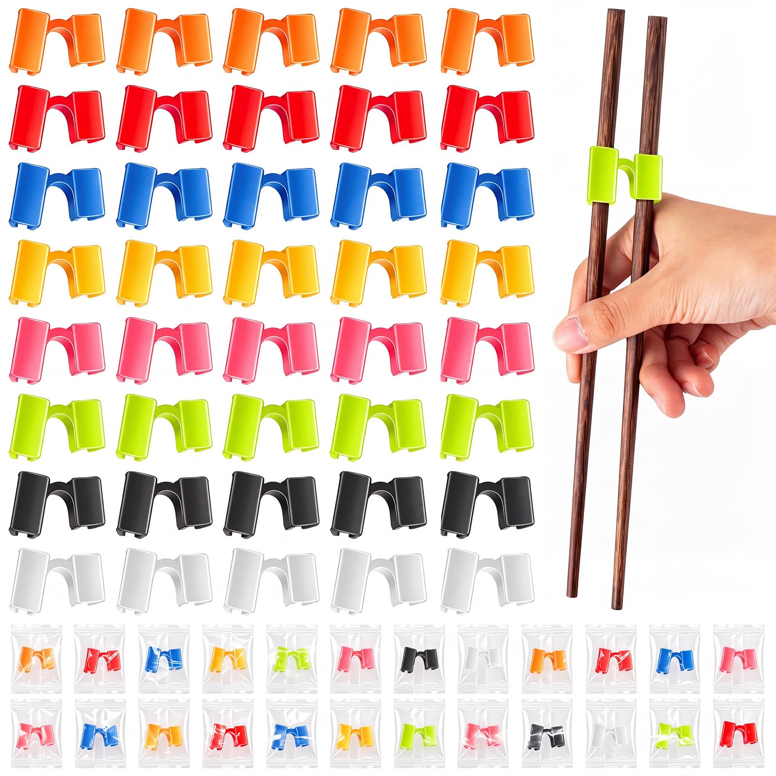 1000 Pcs Reusable Chopsticks Helper Training Chopstick for Beginner — Amazon image 7