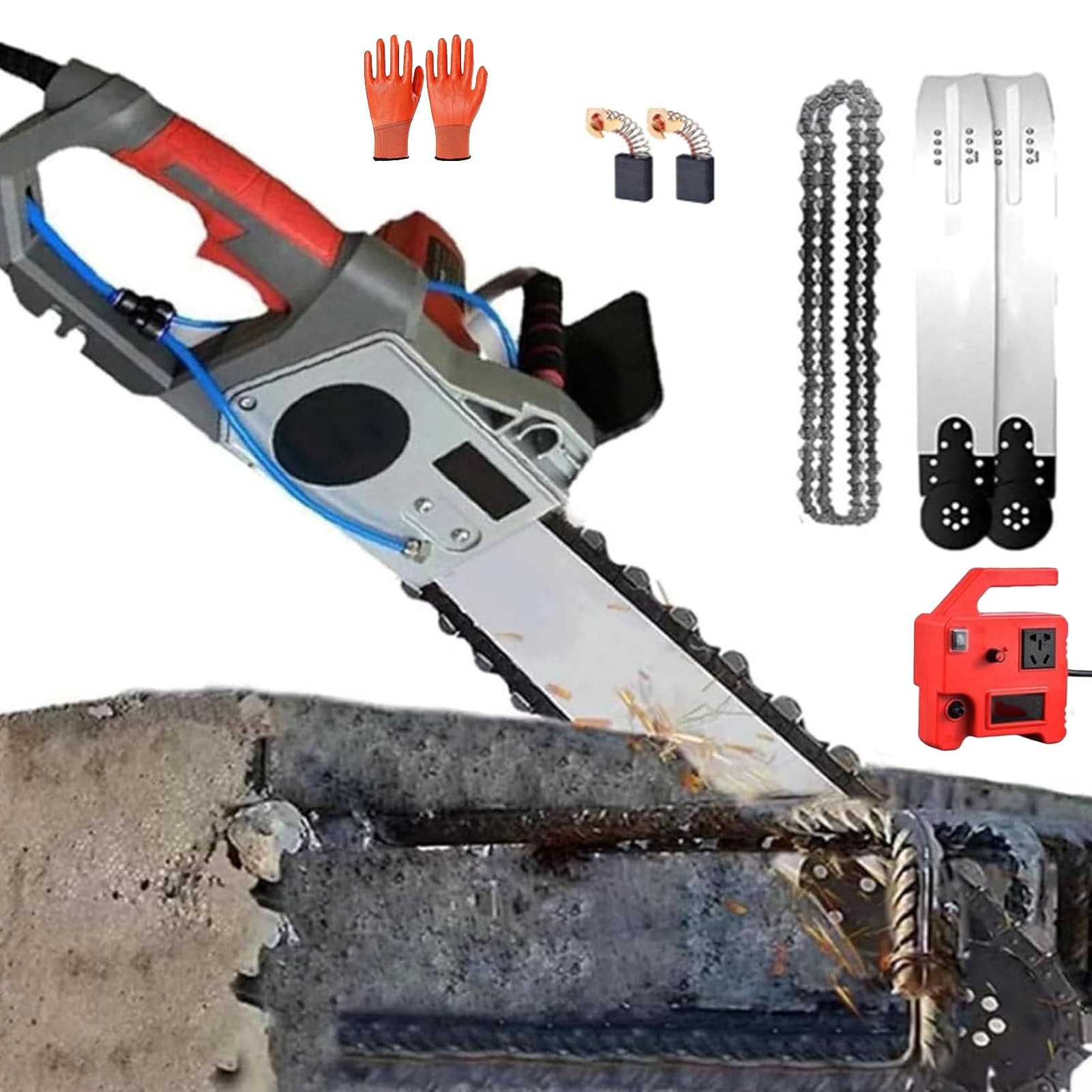 Electric Concrete Chain Saw, 5800W/6500W Handheld Concrete Cutter Machine