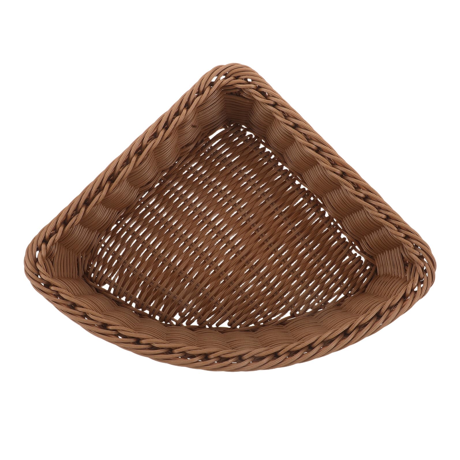 Cesta de almacenamiento triangular y estante de esquina para cocina y baño 1