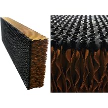 36" L x 12" W x 6" D Evaporative Cooling Pad Kraft Paper With Black Edge Coating