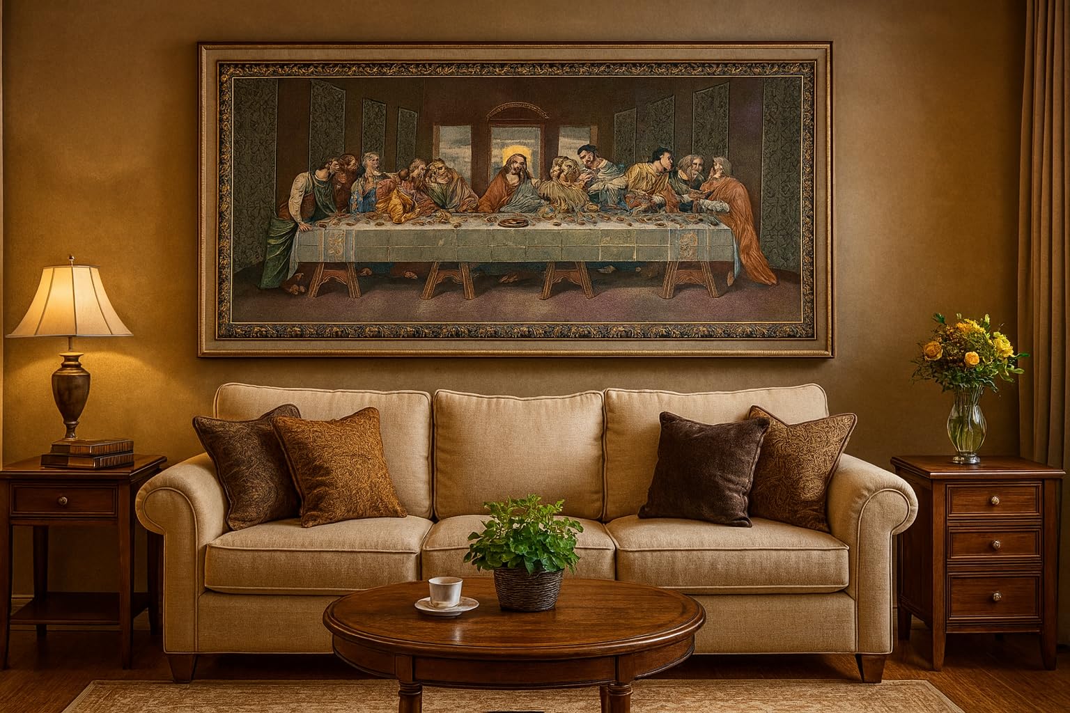 Amazon.com: Gobelin European Tapestry-Last Supper : Home & Kitchen