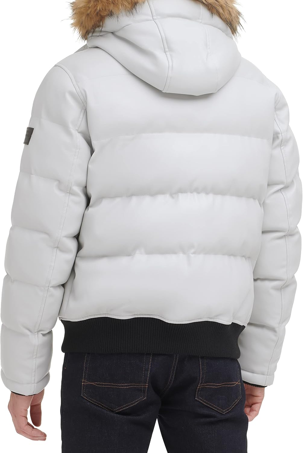 Tommy Hilfiger Men's Arctic Cloth Quilted Snorkel Bomber Jacket (Standard and Big & Tall) - Image 3
